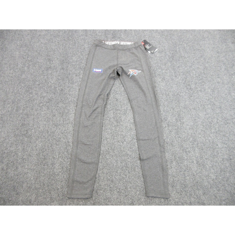 Oklahoma City Thunder Pants Womens XS Gray NBA Basketball Combine Under Armour